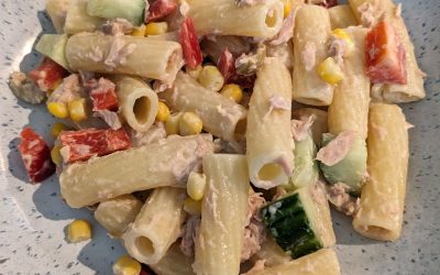 Quick tuna pasta for toddlers